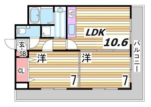 元町駅 徒歩10分 1階の物件間取画像